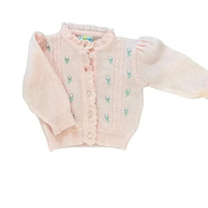 Tiny Togs Sweater with Flowers